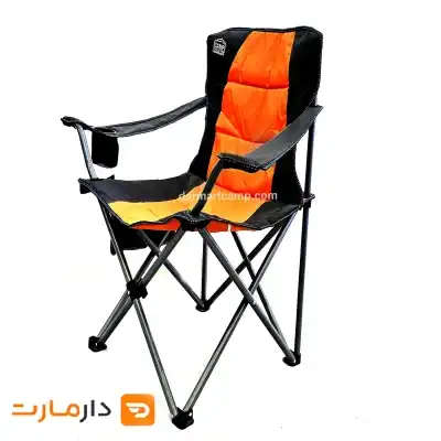 صندلی‌ تاشو دسته دار برزنتی دو رنگ