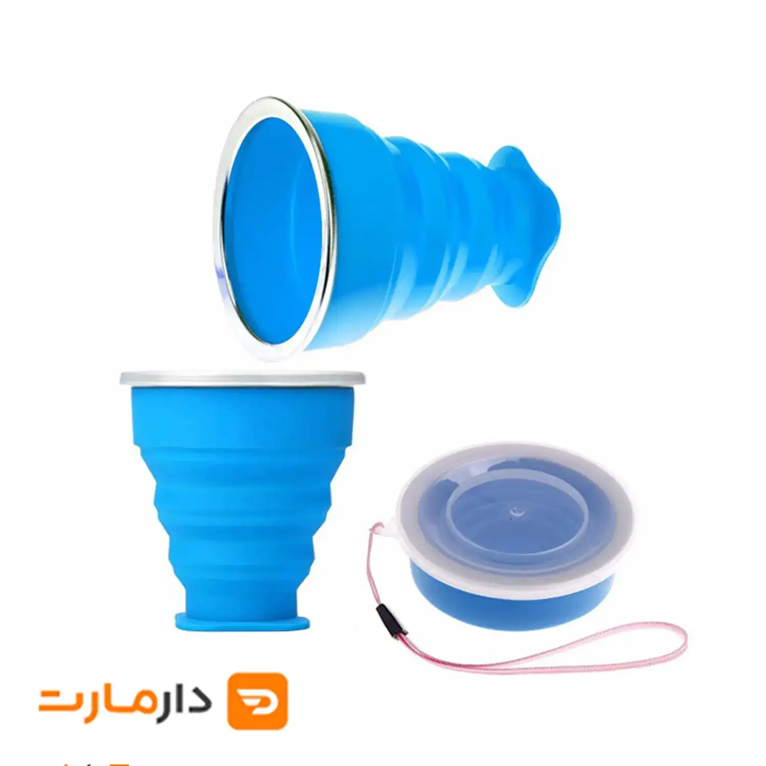 لیوان تاشو سیلیکونی 3 لیوان تاشو سیلیکونی