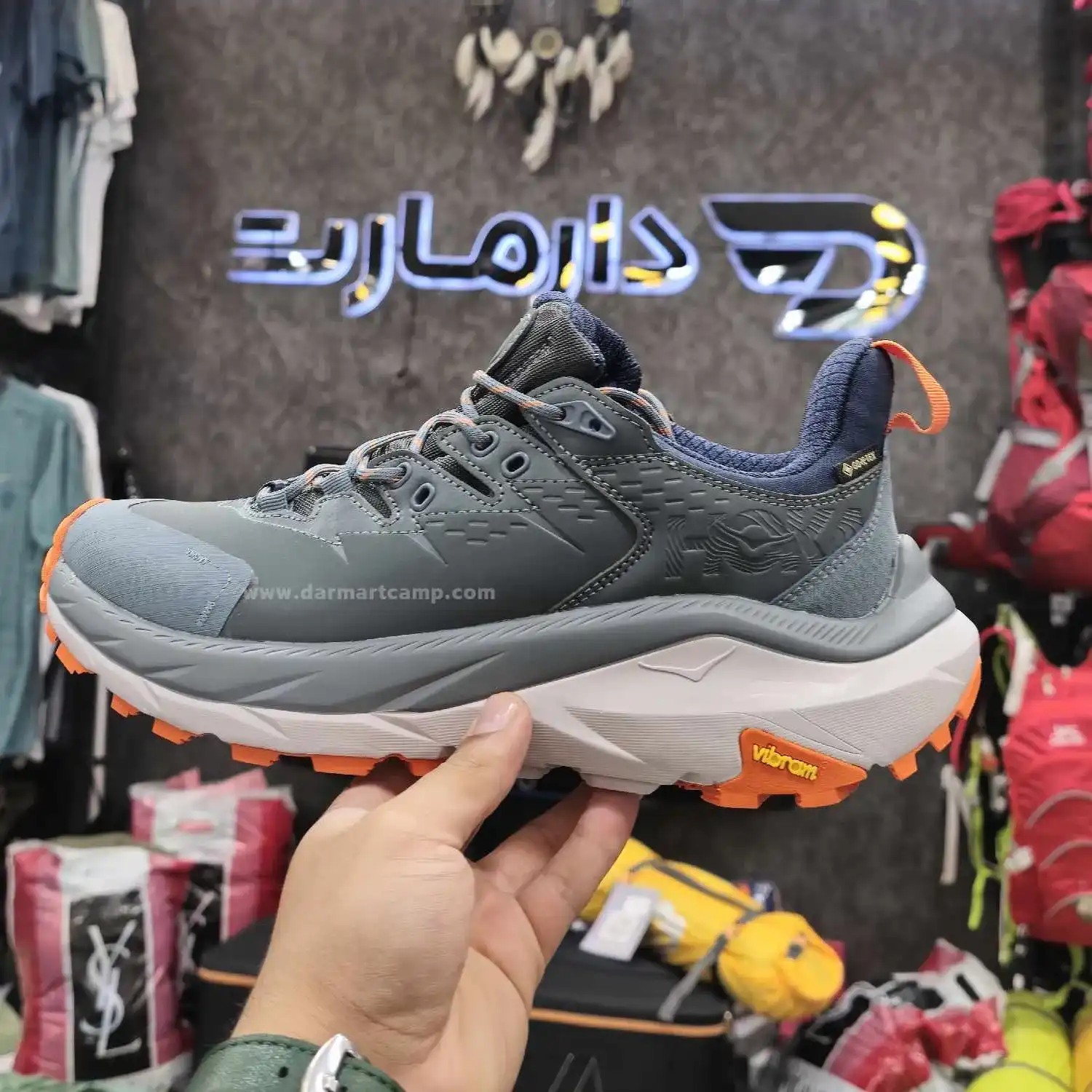 کفش پیاده روی و طبیعتگردی مردانه ویبرام برند هوکا مدل GORE-TEX 6 کفش زیره ویبرام هوکا هوکا GORE'TEX
