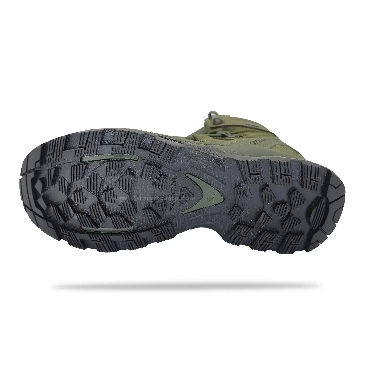 کفش طبیعت گردی و کوهنوردی مردانه برند سالامون مدل GORE-TEX 5 کفش گورتکس ساق بلند سالامون سبز