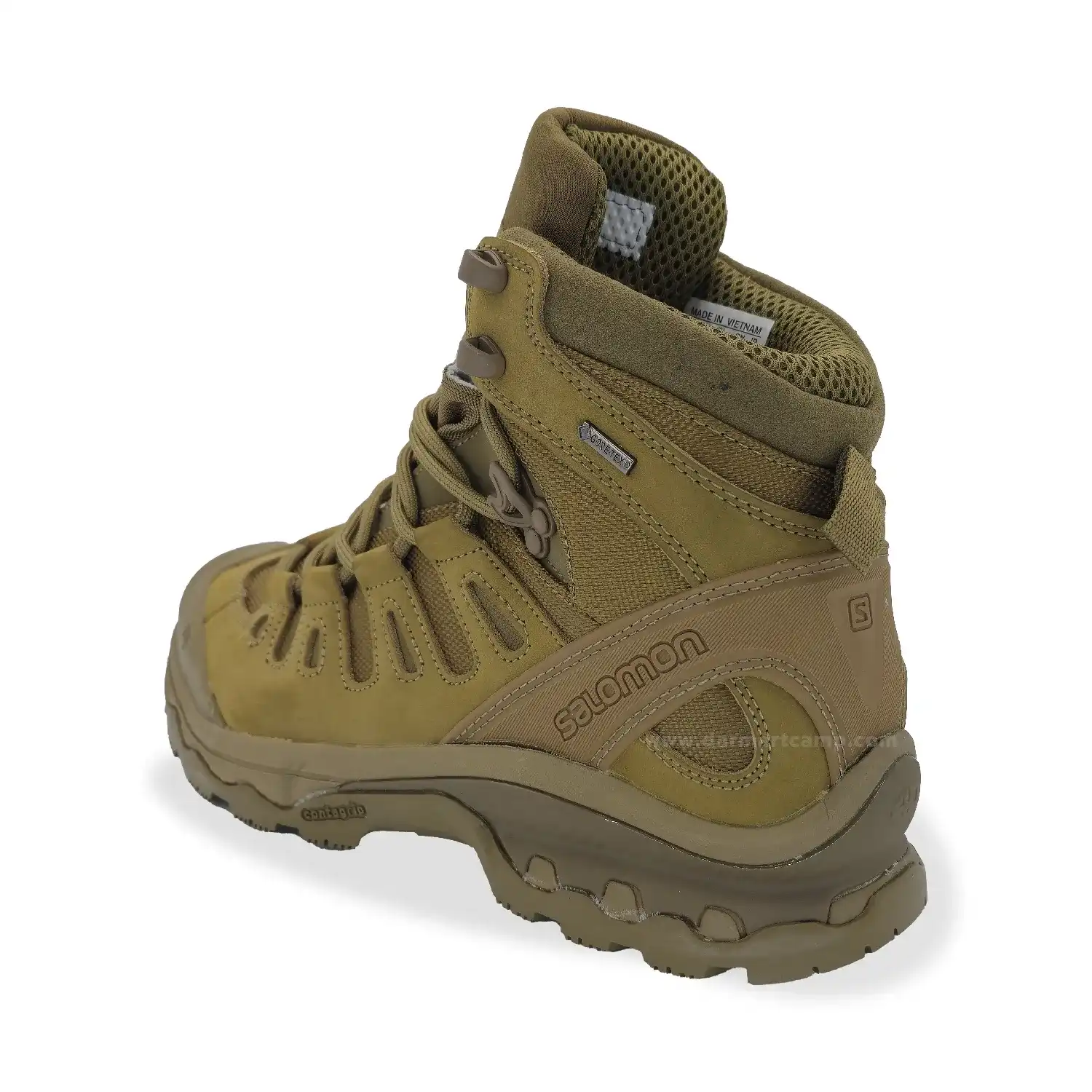 کفش طبیعت گردی و کوهنوردی مردانه برند سالامون مدل GORE-TEX 4 کفش گورتکس ساق بلند سالامون زرد