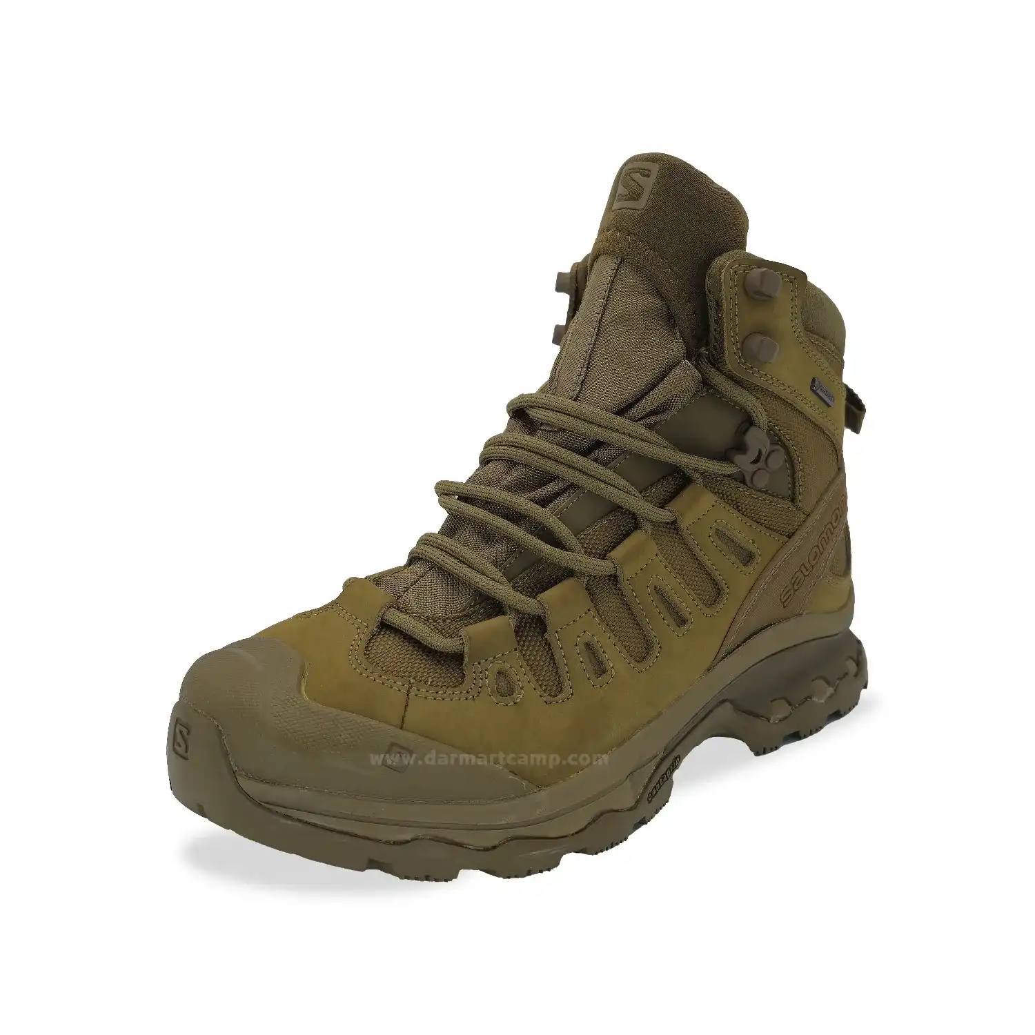 کفش طبیعت گردی و کوهنوردی مردانه برند سالامون مدل GORE-TEX 3 کفش گورتکس ساق بلند سالامون زرد