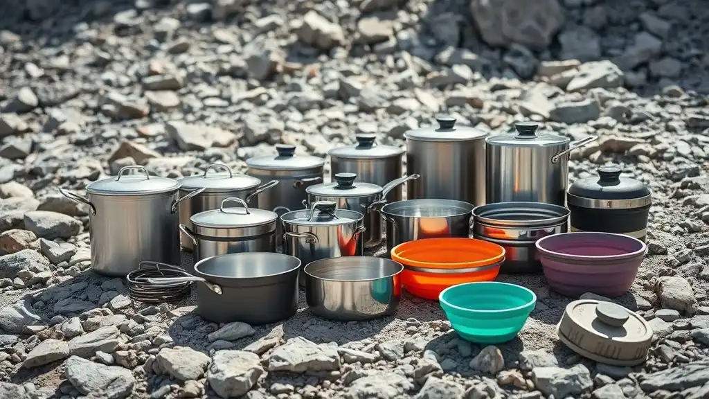 راهنمای خرید ظروف کوهنوردی و کمپینگ 13 انواع ظروف کوهنوردی و کاربردهای آنها