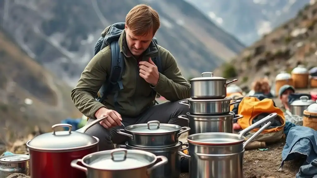 راهنمای خرید ظروف کوهنوردی و کمپینگ 16 راهنمای خرید ظروف کوهنوردی بر اساس کارایی و سهولت استفاده