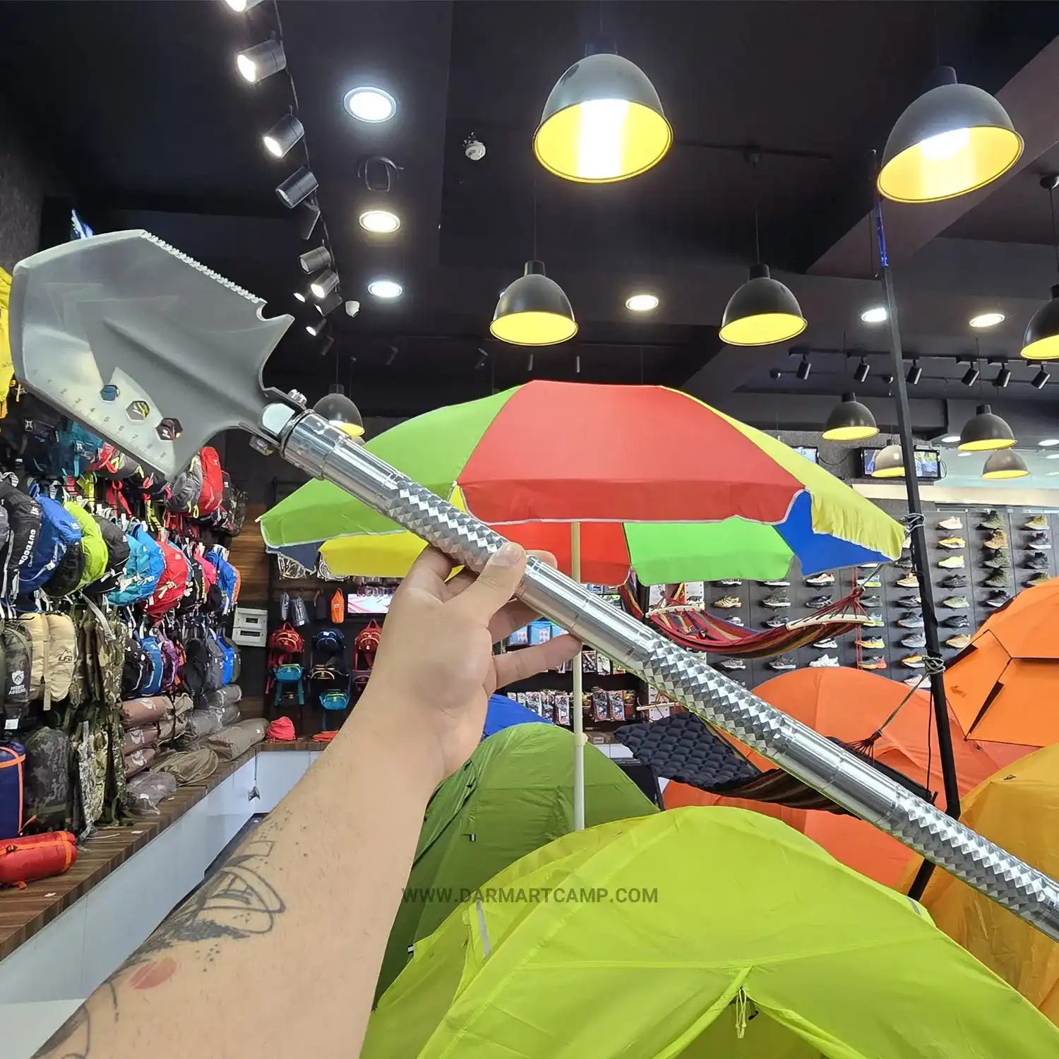 بیل چندکاره آفرودی (Survival Pro) بقا مدل فلزی 3 بیل چندکاره آفرودی (Survival Pro) بقا مدل فلزی
