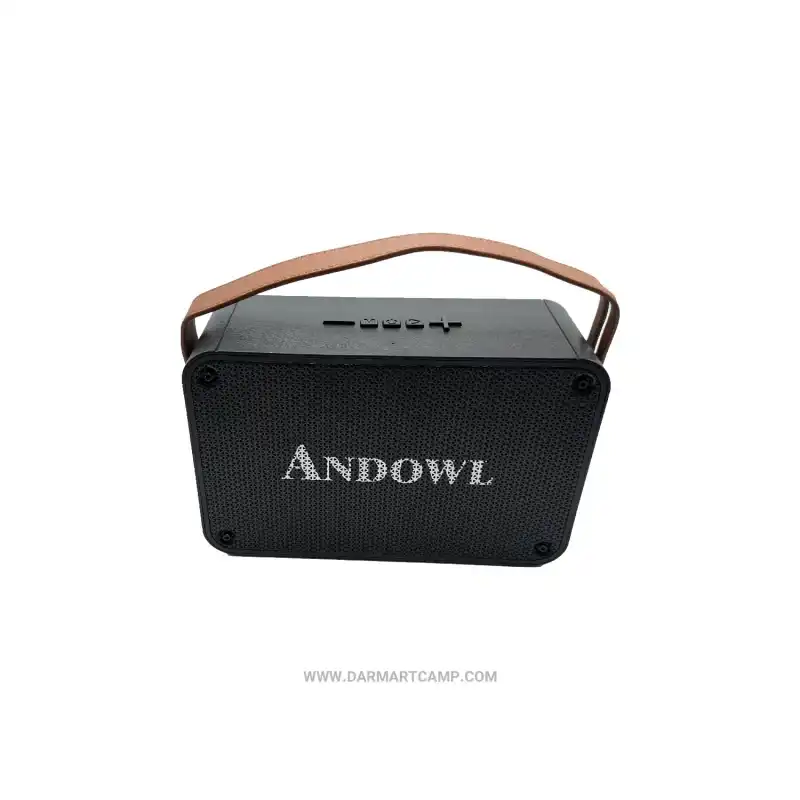 اسپیکر بلوتوث قابل حمل Andowl مدل Q-YX6013 با طراحی کلاسیک و دسته چرمی 2 اسپیکر بلوتوث قابل حمل Andowl مدل Q-YX6013 با طراحی کلاسیک و دسته چرمی