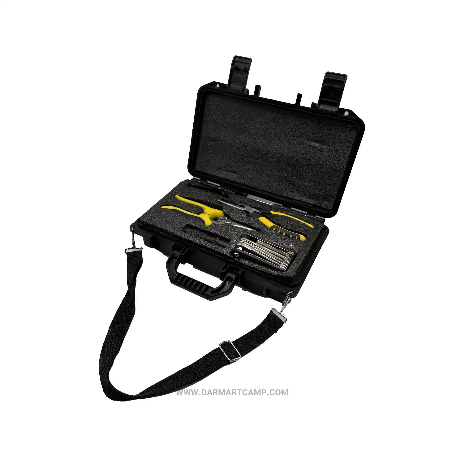 بیلچه چندکاره تاکتیکی مدل Survival Pro Kit به همراه چراغقوه، چاقو ، ابزار دستی و کیف ضدضربه 3 بیلچه چندکاره تاکتیکی مدل Survival Pro Kit به همراه چراغقوه، چاقو ، ابزار دستی و کیف ضدضربه