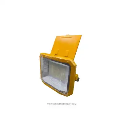 � چراغ شارژی و خورشیدی ۱۵۰ وات مدل KK-133 با دو پنل خورشیدی، آهنربای قوی و قابلیت نصب روی سهپایه