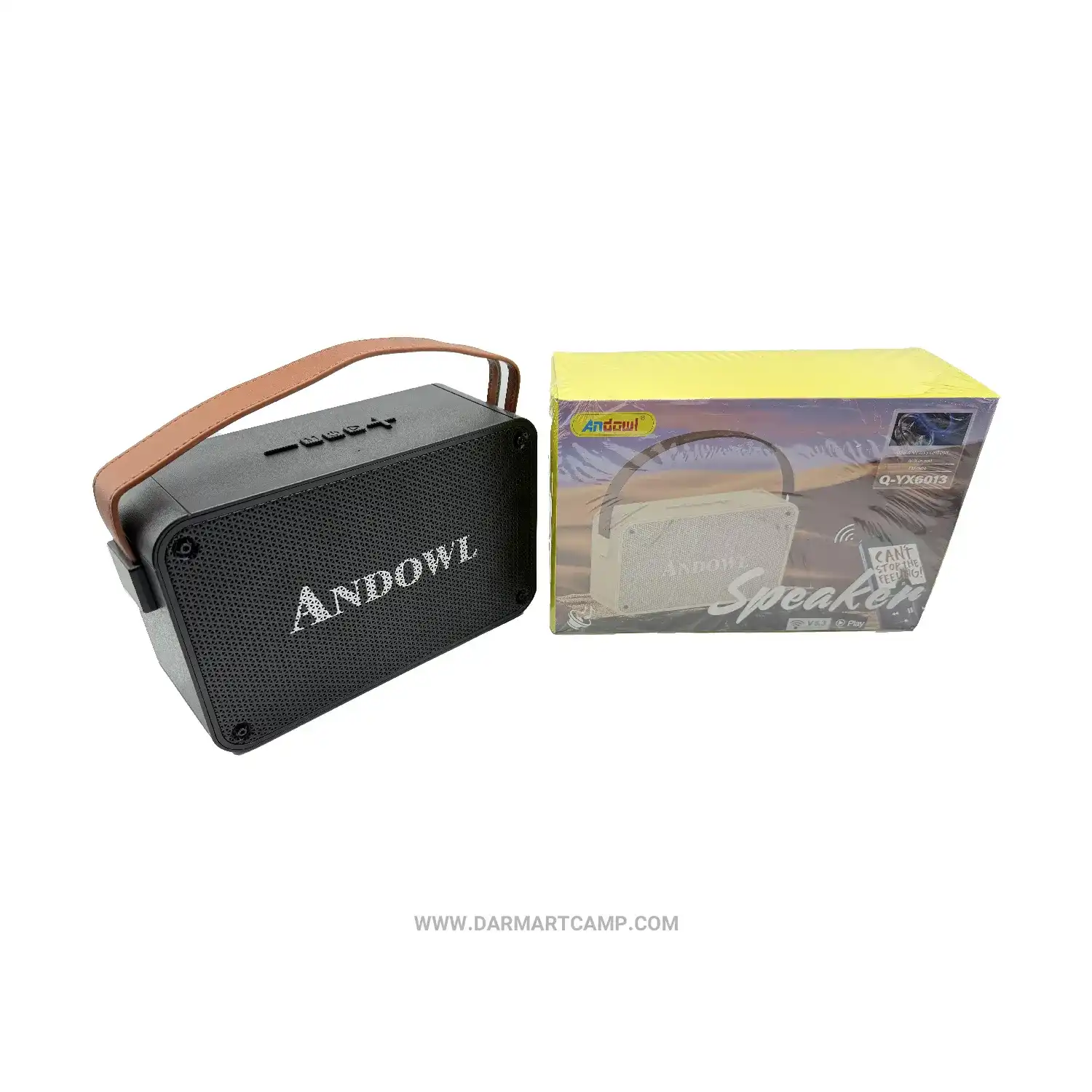 اسپیکر بلوتوث قابل حمل Andowl مدل Q-YX6013 با طراحی کلاسیک و دسته چرمی 3 اسپیکر بلوتوث قابل حمل Andowl مدل Q-YX6013 با طراحی کلاسیک و دسته چرمی