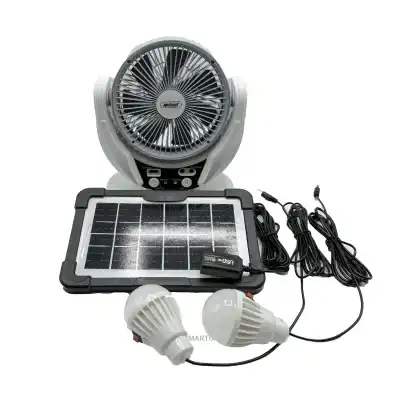 پنکه و چراغ چندمنظوره خورشیدی Andowl مدل Q-FS920 (۴ در ۱ قابل شارژ)