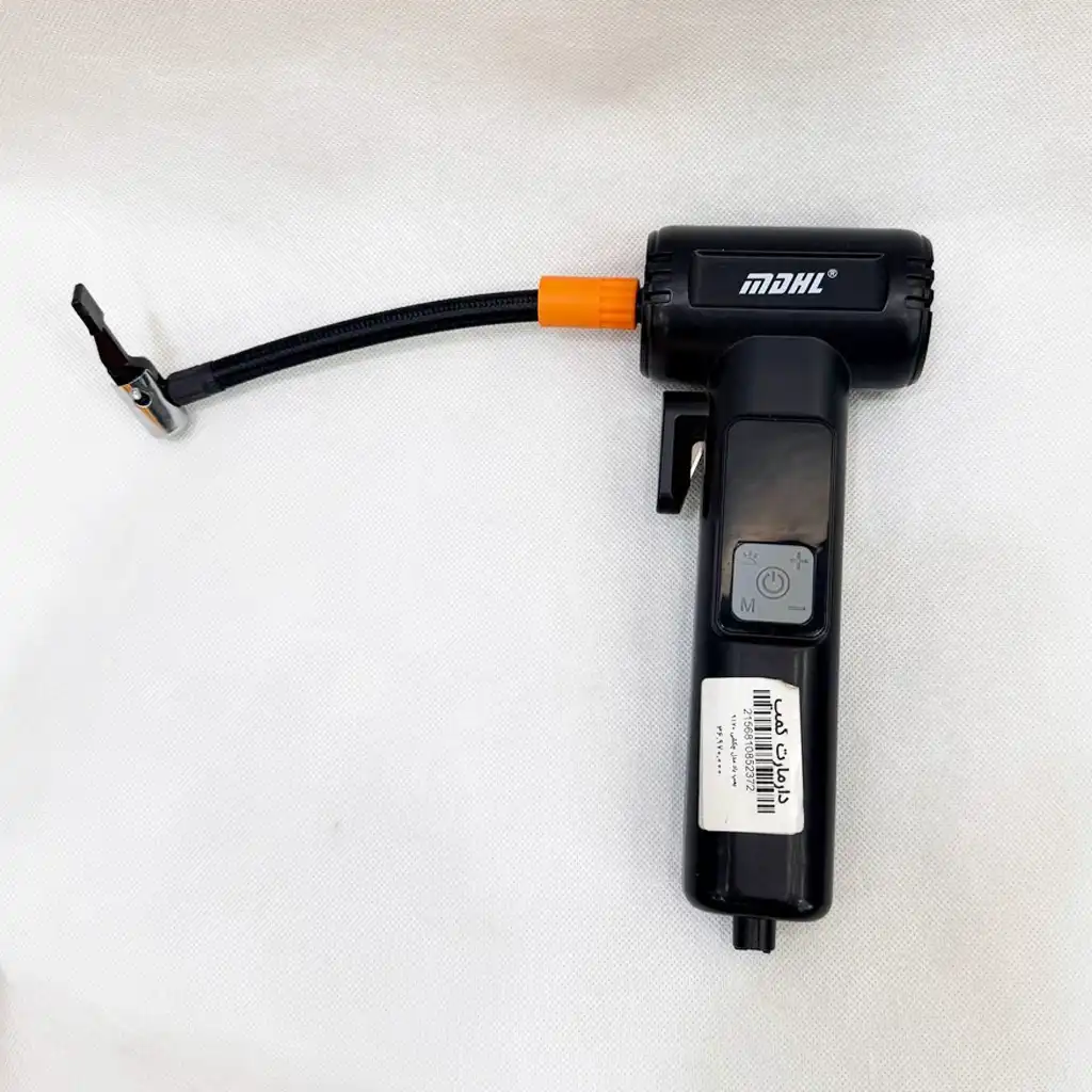 پمپ باد چندمنظوره MDHL MD-9170 Safety Hammer Inflator با چکش اضطراری، کاتر کمری، نمایشگر دیجیتال و پاوربانک 5 پمپ باد چندمنظوره MDHL MD-9170 Safety Hammer Inflator با چکش اضطراری، کاتر کمری، نمایشگر دیجیتال و پاوربانک
