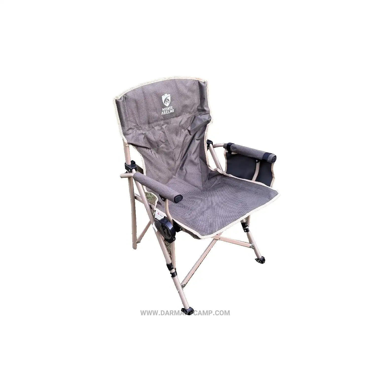 صندلی کمپینگ تاشو مونته آدلمو مدل Comfort Pro با دسته نرم، جای لیوان و کیسه جانبی 3 صندلی کمپینگ تاشو مونته آدلمو مدل Comfort Pro با دسته نرم، جای لیوان و کیسه جانبی