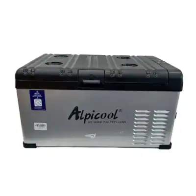یخچال و فریزر مسافرتی و خودرویی ۲۵ لیتری آلپیکول (Alpicool) مدل حرفه‌ای - بدنه فلزی ضدضربه