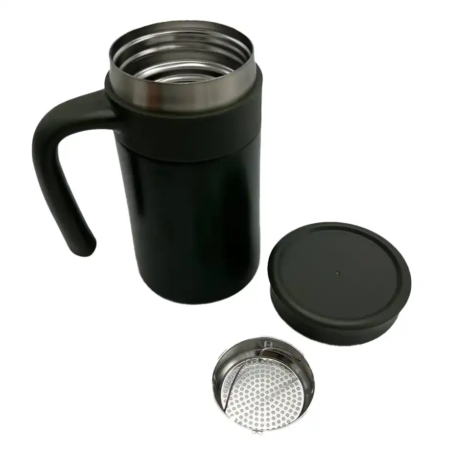 ماگ دمنوش و چای استیل دوجداره مدل Travel Tea Mug 8 ماگ دمنوش و چای استیل دوجداره مدل Travel Tea Mug