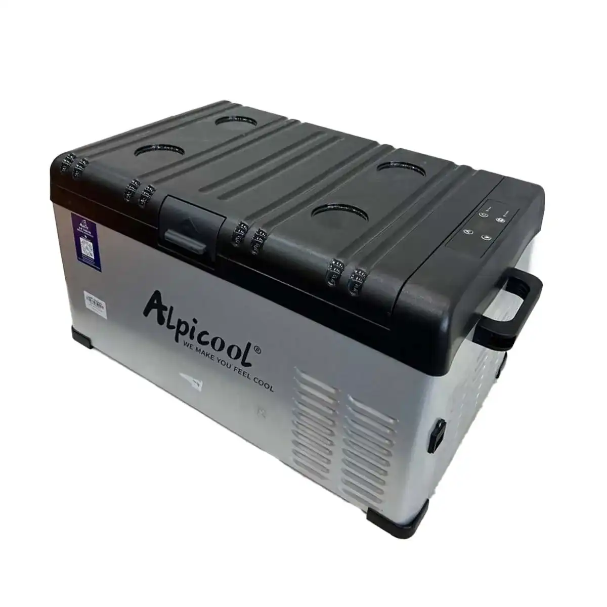 یخچال و فریزر مسافرتی و خودرویی ۲۵ لیتری آلپیکول (Alpicool) مدل حرفهای - بدنه فلزی ضدضربه 3 یخچال و فریزر مسافرتی و خودرویی ۲۵ لیتری آلپیکول (Alpicool) مدل حرفهای - بدنه فلزی ضدضربه