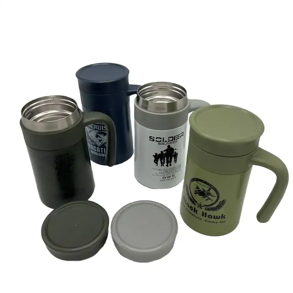 ماگ دمنوش و چای استیل دوجداره مدل Travel Tea Mug 4 ماگ دمنوش و چای استیل دوجداره مدل Travel Tea Mug