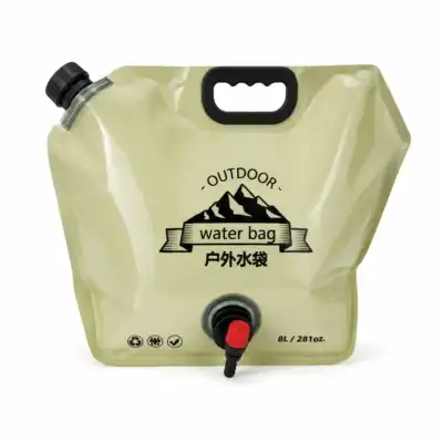 گالن آب تاشو ۸ لیتری OUTDOOR مجهز به شیر خروجی